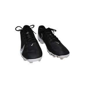 Nike Vapor Edge Shark Men Shoes Black 12 Leather Football Cleats CD0074-001